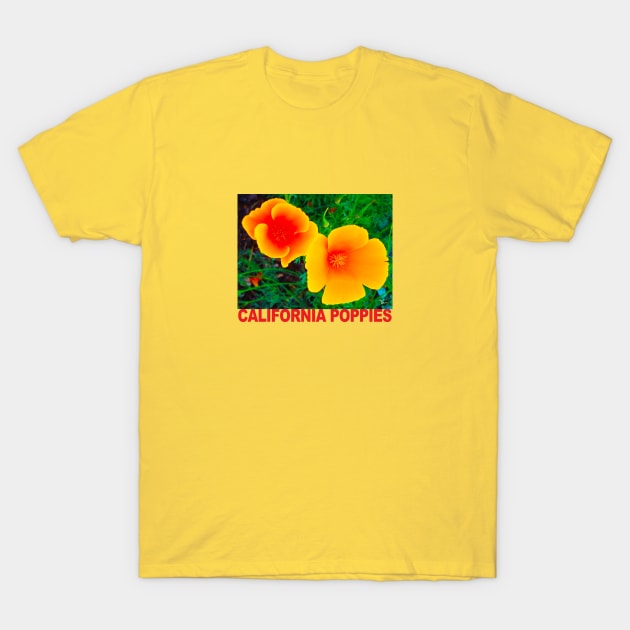 California Poppies T-Shirt by Verl